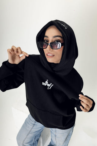 El Bab Yefout Gamal Hoodie Black