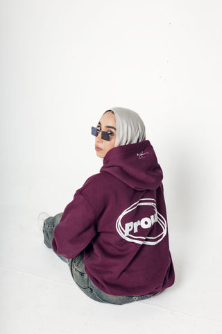 Proud Hoodie Bergandy