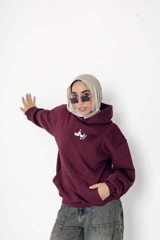 Proud Hoodie Bergandy