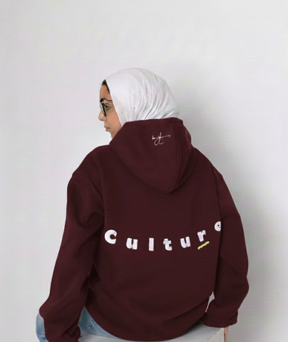 Culture Hoodie Bergandy