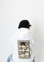 El Bab Yefout Gamal Hoodie White