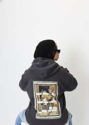 El Bab Yefout Gamal Hoodie Gray